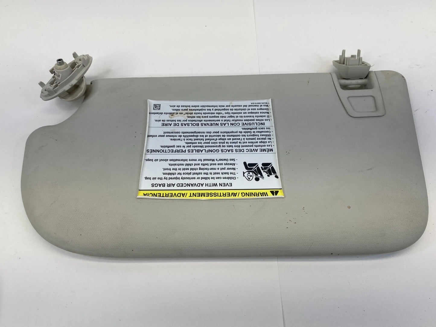 2013-2018 FORD FOCUS ROOF LEFT & RIGHT SUNVISOR SUN VISOR PAIR SET OEM