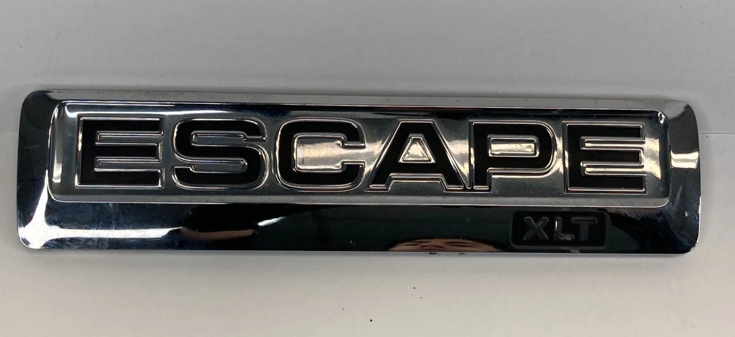 2008-2012 FORD ESCAPE XLT REAR TRUNK HATCH LID EMBLEM BADGE LOGO 8L84-7843156-AA