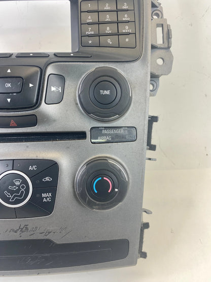 2013 FORD EXPLORER DASH CD RADIO & CLIMATE CONTROL FACEPLATE PANEL TRIM BEZEL