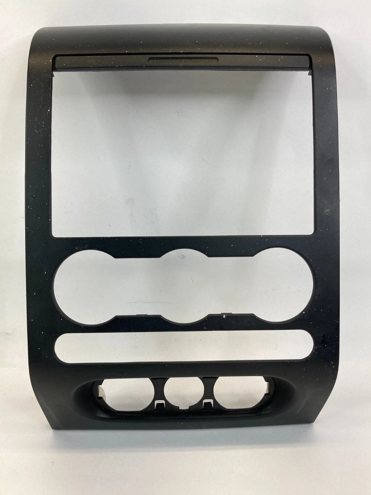 2004-2008 FORD F-150 CENTER DASH RADIO CLIMATE CONTROL BEZEL TRIM 6L302TA3JA6