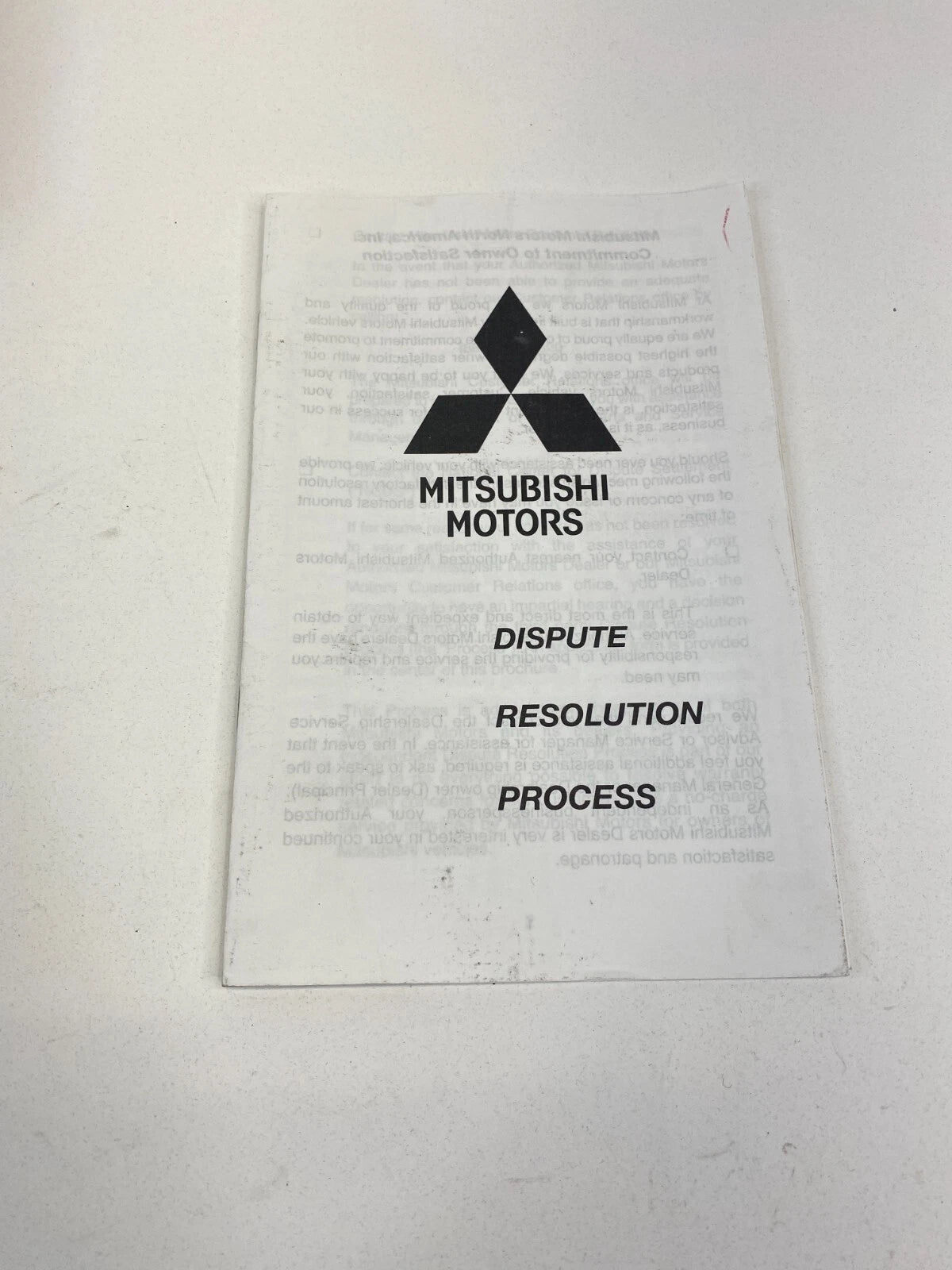 2010 10 MITSUBISHI LANCER WARRANTY & MAINTENANCE MANUAL QUICK GUIDE BOOK OEM