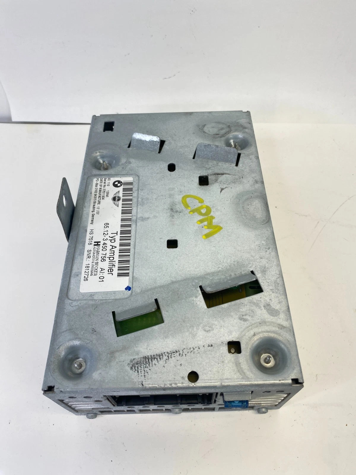 2007-2009 MINI COOPER AUDIO SOUND SYSTEM AMPLIFIER AMP UNIT OEM 65.12-3 450 756