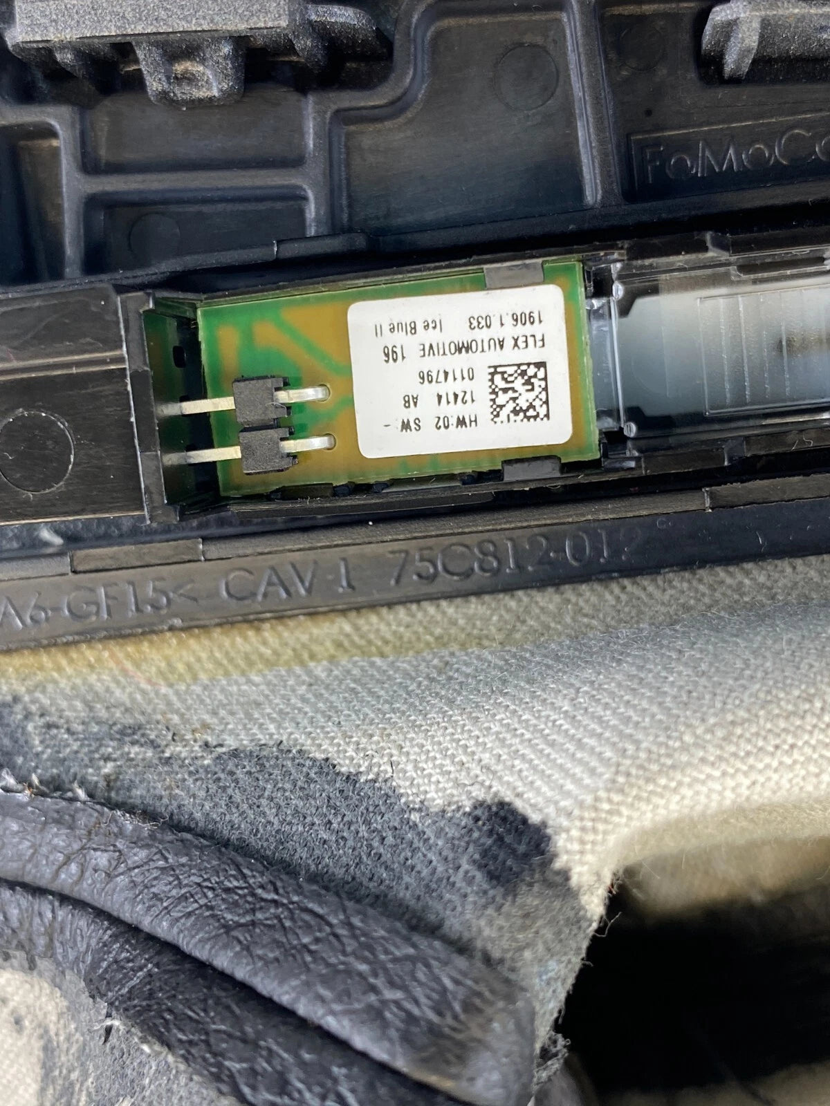 12-14 FORD FOCUS AUTOMATIC CENTER CONSOLE SHIFTER BOOT BEZEL TRIM 75C812012 OEM