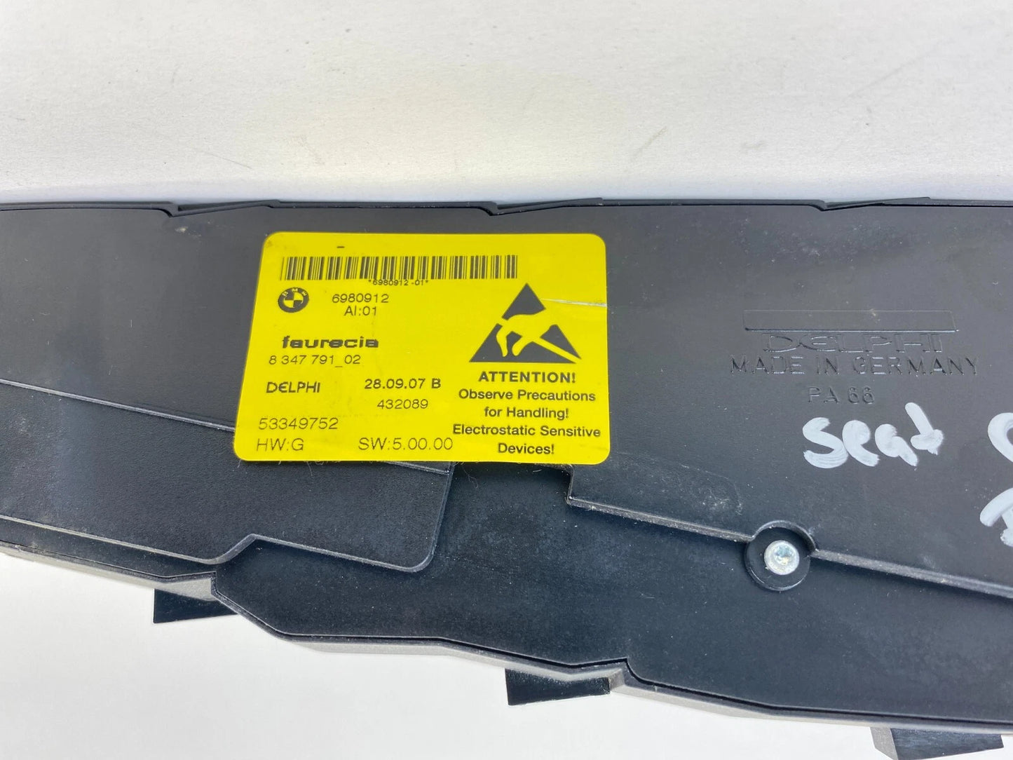 2008-2010 BMW 550I FRONT RIGHT PASSENGER POWER SEAT CONTROL SWITCH 53349752 OEM