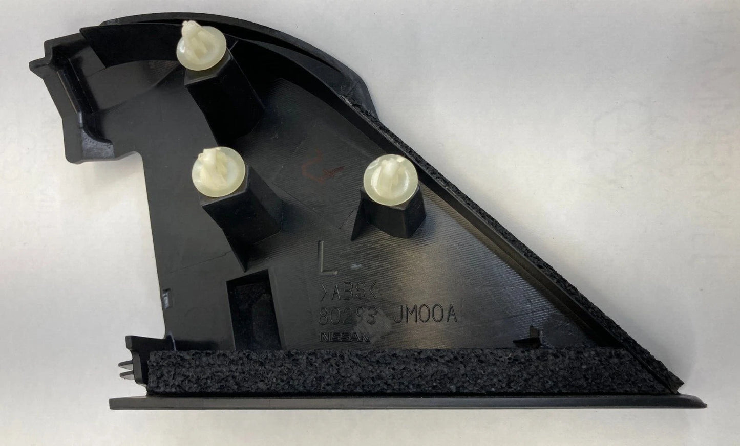2008-2013 NISSAN ROGUE FRONT LEFT INNER DOOR MIRROR COVER TRIM OEM 80293JM00A