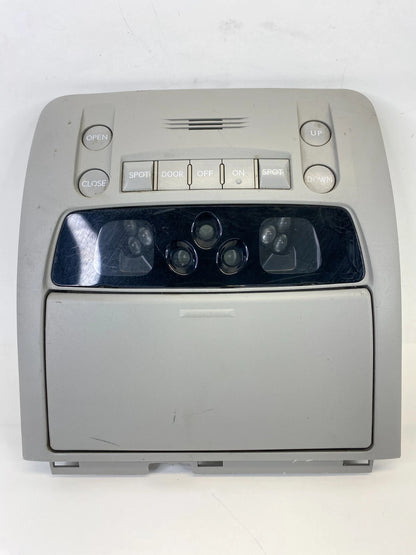 2008 08 LEXUS GS350 GS460 ROOF OVERHEAD CONSOLE DOME LIGHT MAP LAMP STORAGE OEM
