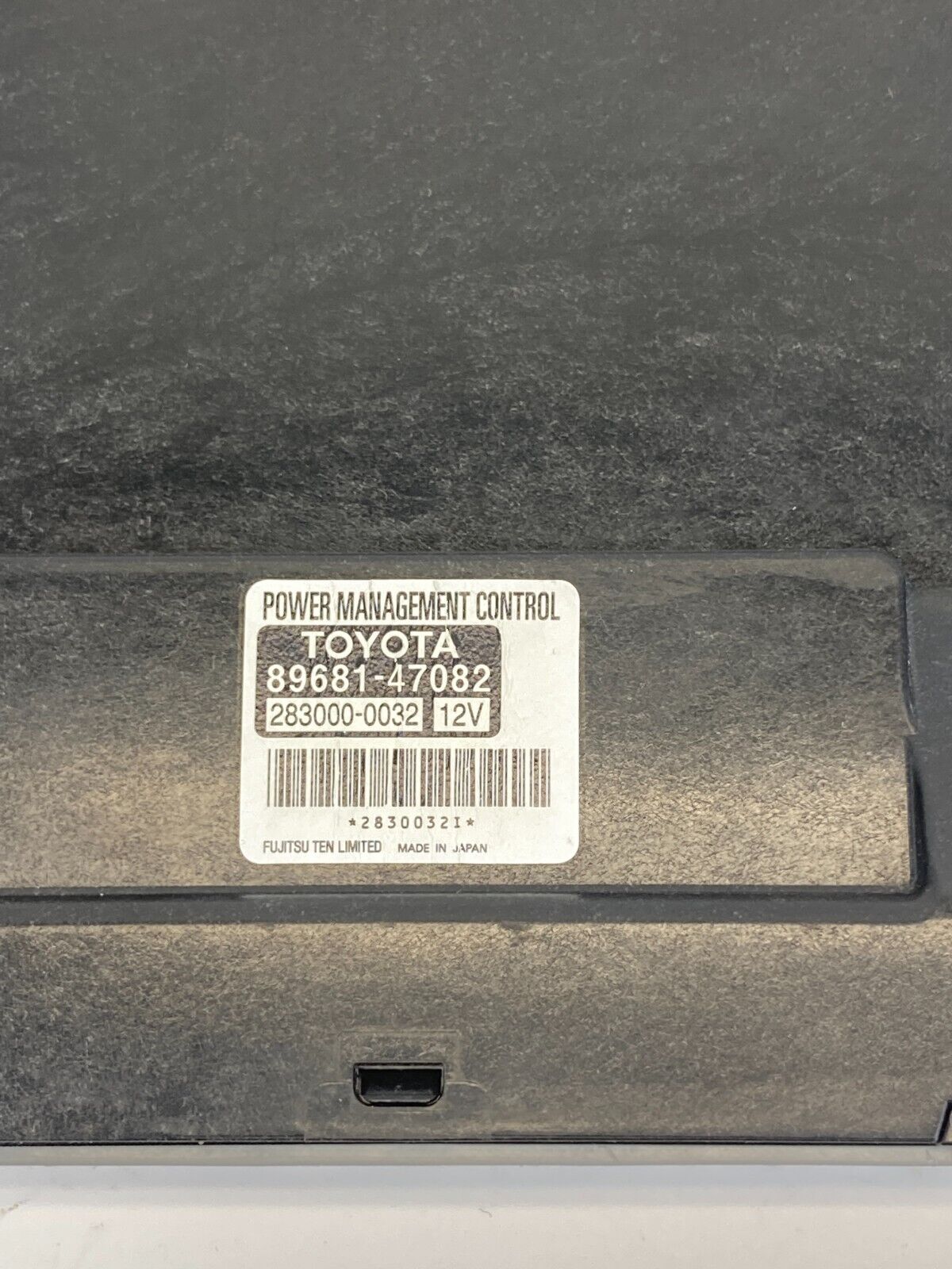 2010 Toyota Prius 1.8L Power Source Supply Computer Control Module 89681-47082