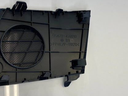 10-15 TOYOTA PRIUS FRONT LEFT INSTRUMENT PANEL SPEAKER GRILLE COVER 55472-47020