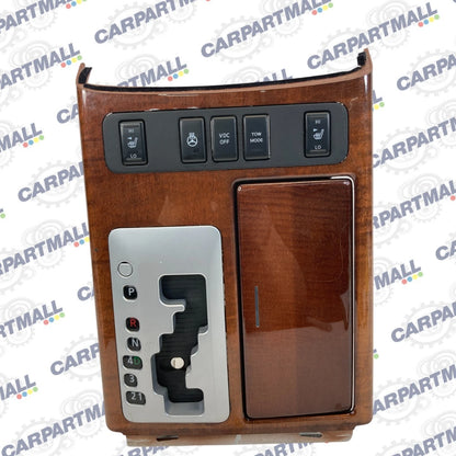 08-10 INFINITI QX56 08-15 NISSAN ARMADA CENTER CONSOLE SHIFTER BEZEL CUP HOLDER