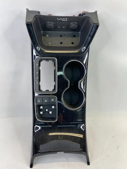 2014 2015 KIA SORENTO CENTER CONSOLE SHIFTER TRIM CUP HOLDER BEZEL BLACK OEM
