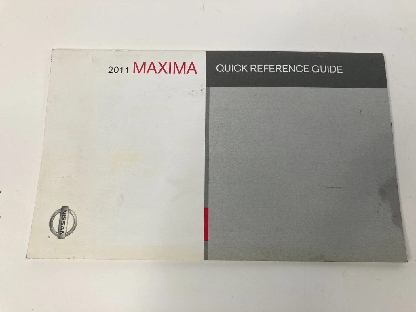 2011 NISSAN MAXIMA OWNERS MANUAL WARRANTY INFORMATION GUIDE BOOK SET OEM