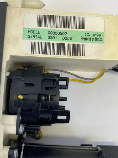 2000-2002 PONTIAC SUNFIRE CLIMATE CONTROL SWITCH UNIT FRONT OEM FACTORY 09350502