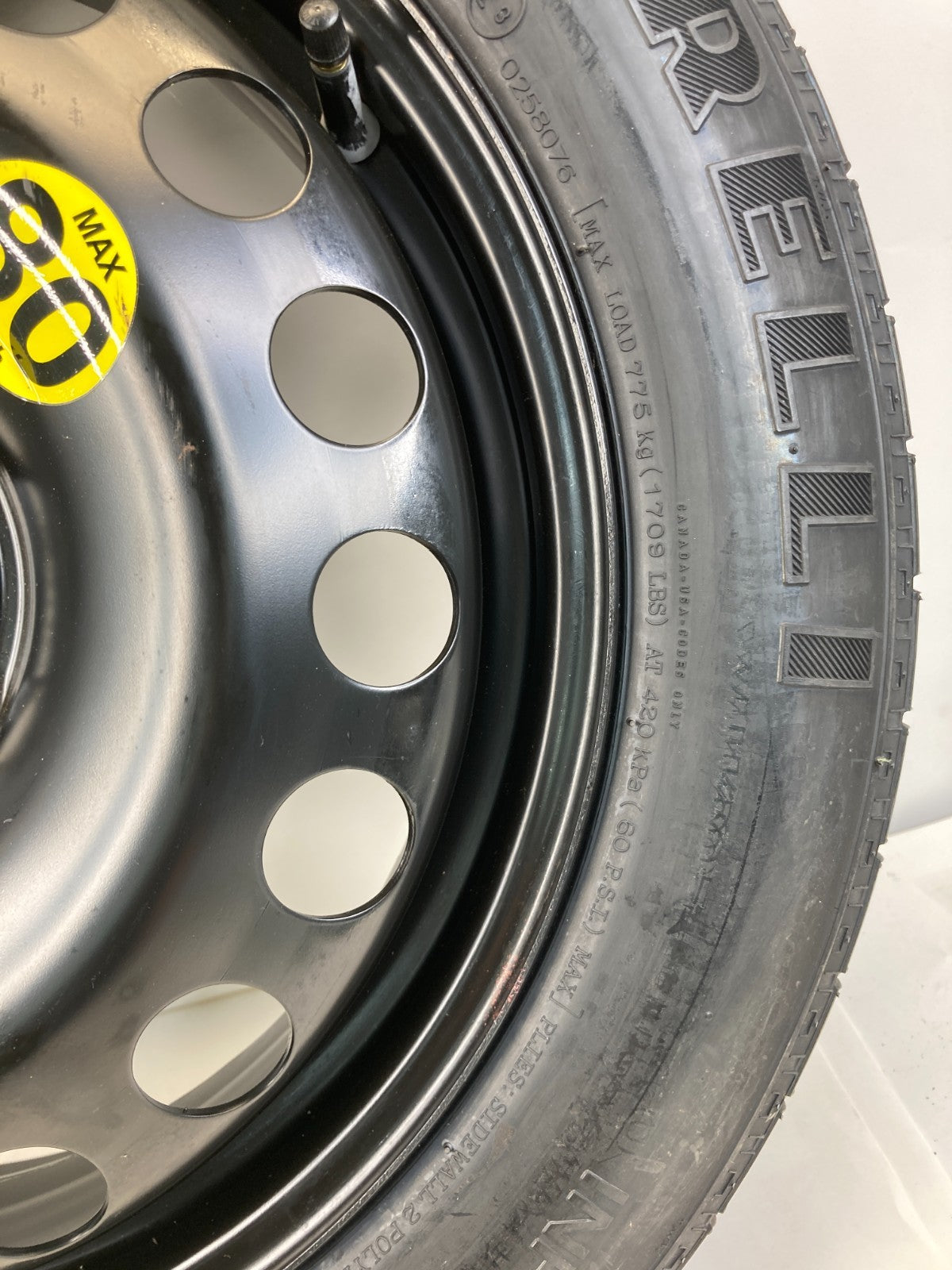 03-11 Saab 9-3 93 Compact Spare Tire Wheel Rim Donut T125/85R16 99M OEM