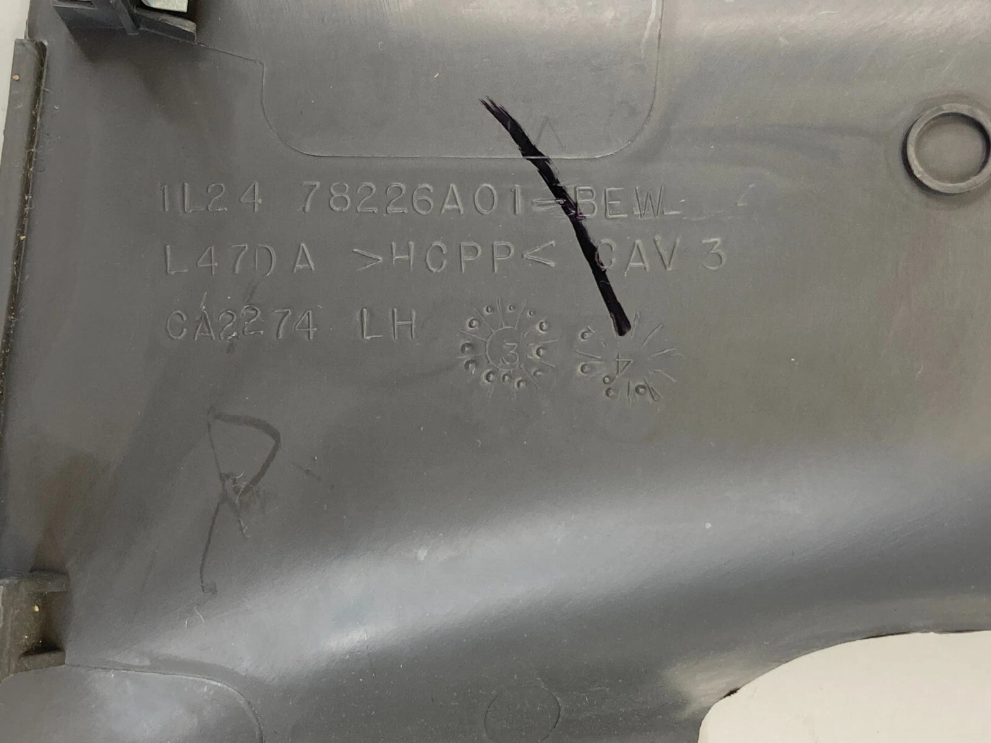 2002-2005 FORD EXPLORER REAR LEFT INNER DOOR HANDLE COVER BEZEL TRIM PANEL OEM