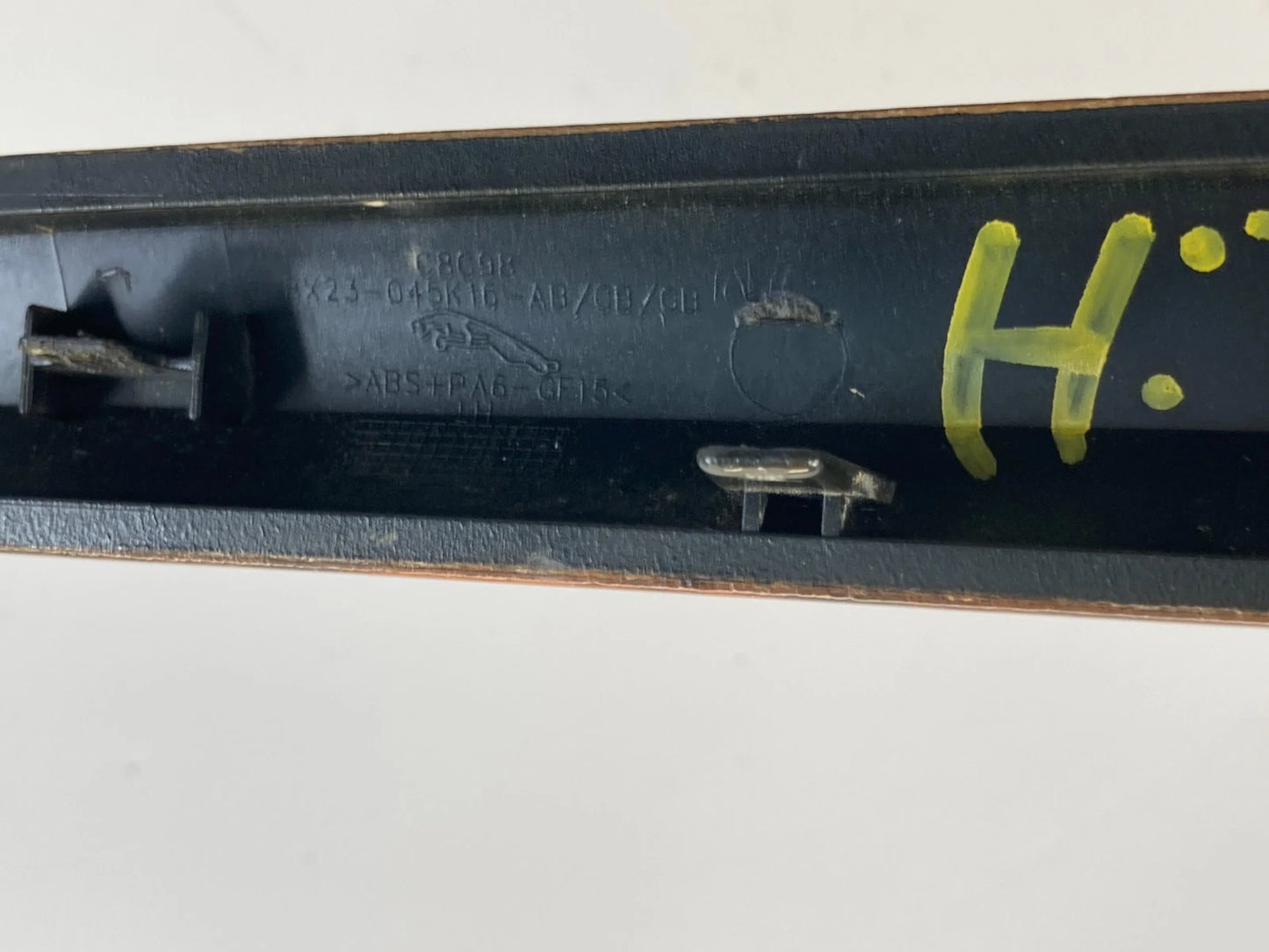 09-11 JAGUAR XF DASH HAZARD LIGHT LOCK CONTROL SWITCH W/ WOOD BEZEL BX23045K16AB