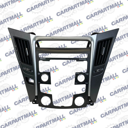 2011-2014 HYUNDAI SONATA DASH RADIO CLIMATE CONTROL BEZEL W/ AIR VENTS OEM