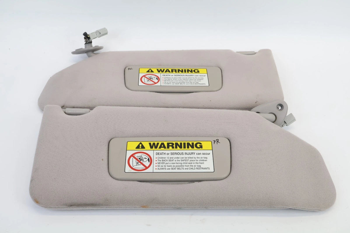 1998-2002 HONDA ACCORD DRIVER PASSENGER SUNVISOR SUN VISOR PAIR LIGHTED OEM
