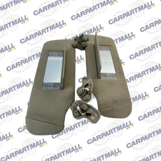 03-06 YUKON ESCALADE TAHOE W SUNROOF LEFT & RIGHT SUNVISOR SUN VISOR SET