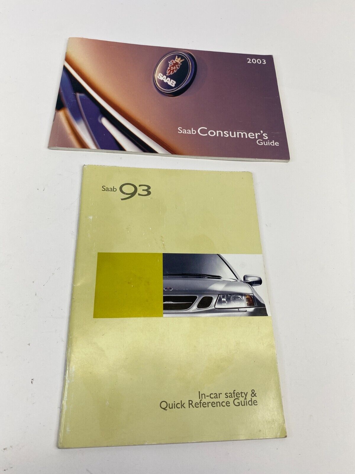 2004 04 Saab 9-3 Owners Manual Consumer Info Warranty Book w/ Case OEM