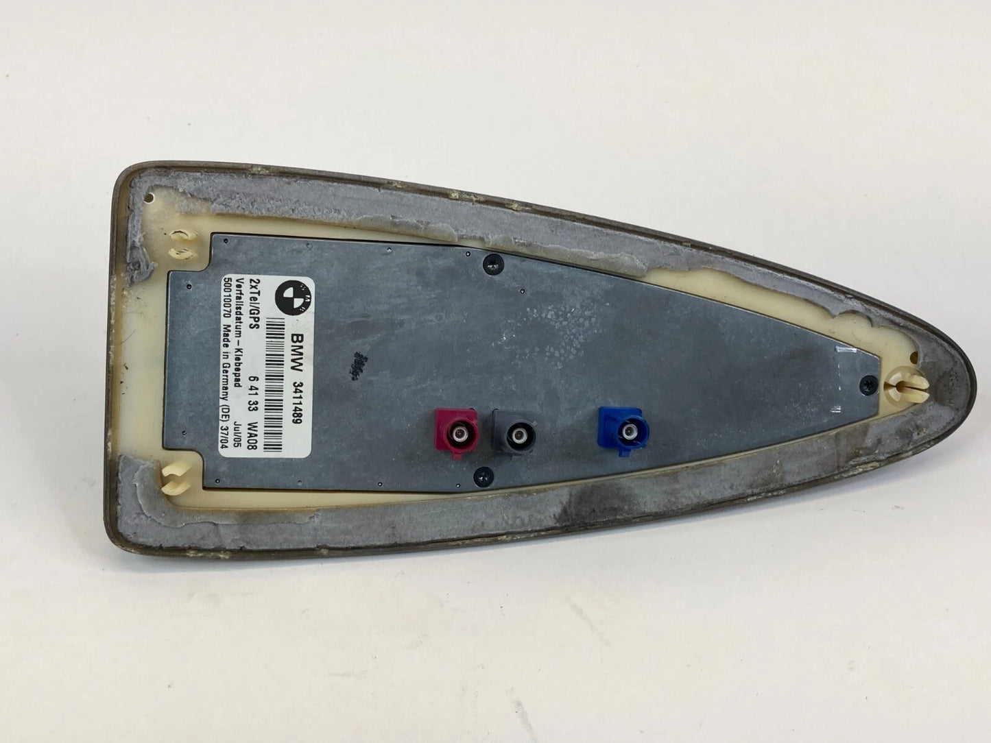 2004-2010 BMW X3 SHARK FIN RADIO ANTENNA BASE SILBERGRAU METALLIC 341148 OEM