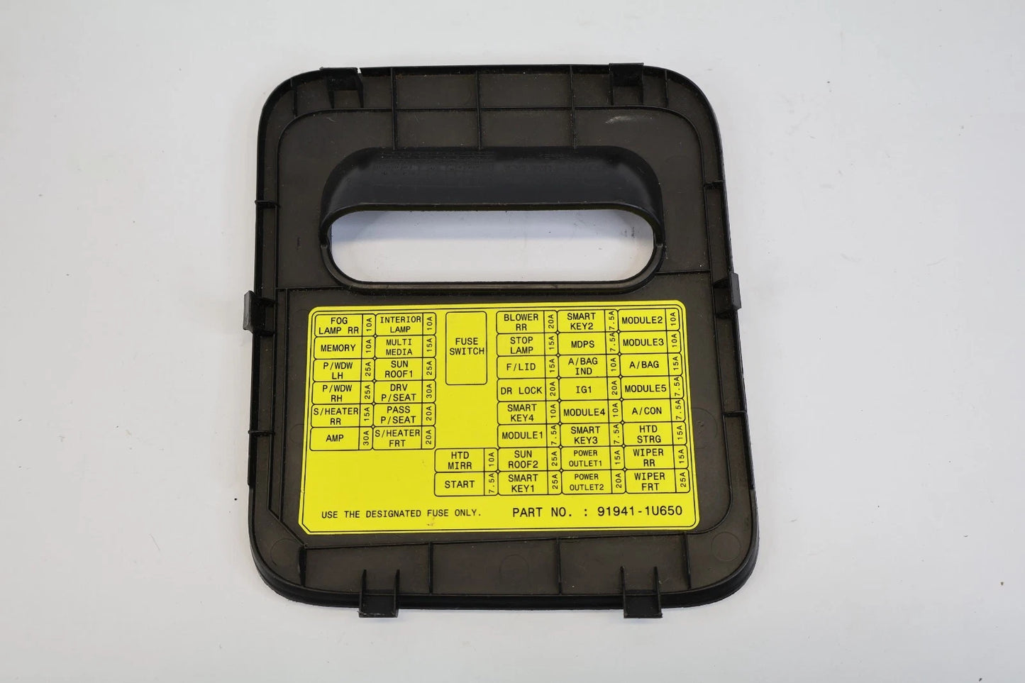 2009-2015 KIA SORENTO DASH FUSE BOX OBD COVER PANEL TRIM LID 84752-2P000 OEM
