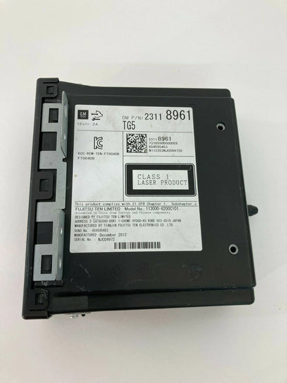 2014 14 CHEVROLET IMPALA BUICK REGAL AUDIO DISC CD PLAYER MODULE UNIT 23118961