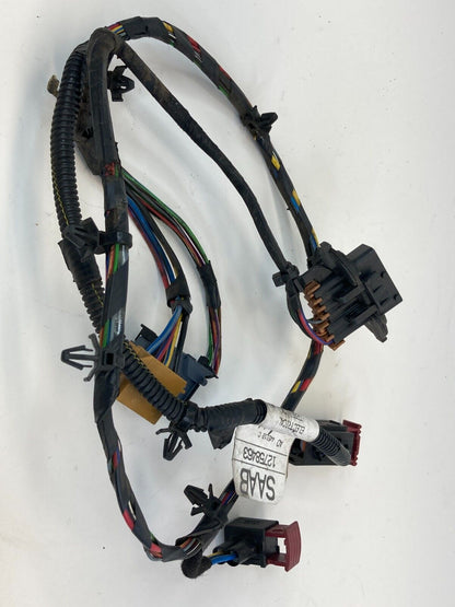 2003-2011 Saab 9-3 Sedan Rear Right Side Door Harness Wire Wiring 12758463 OEM