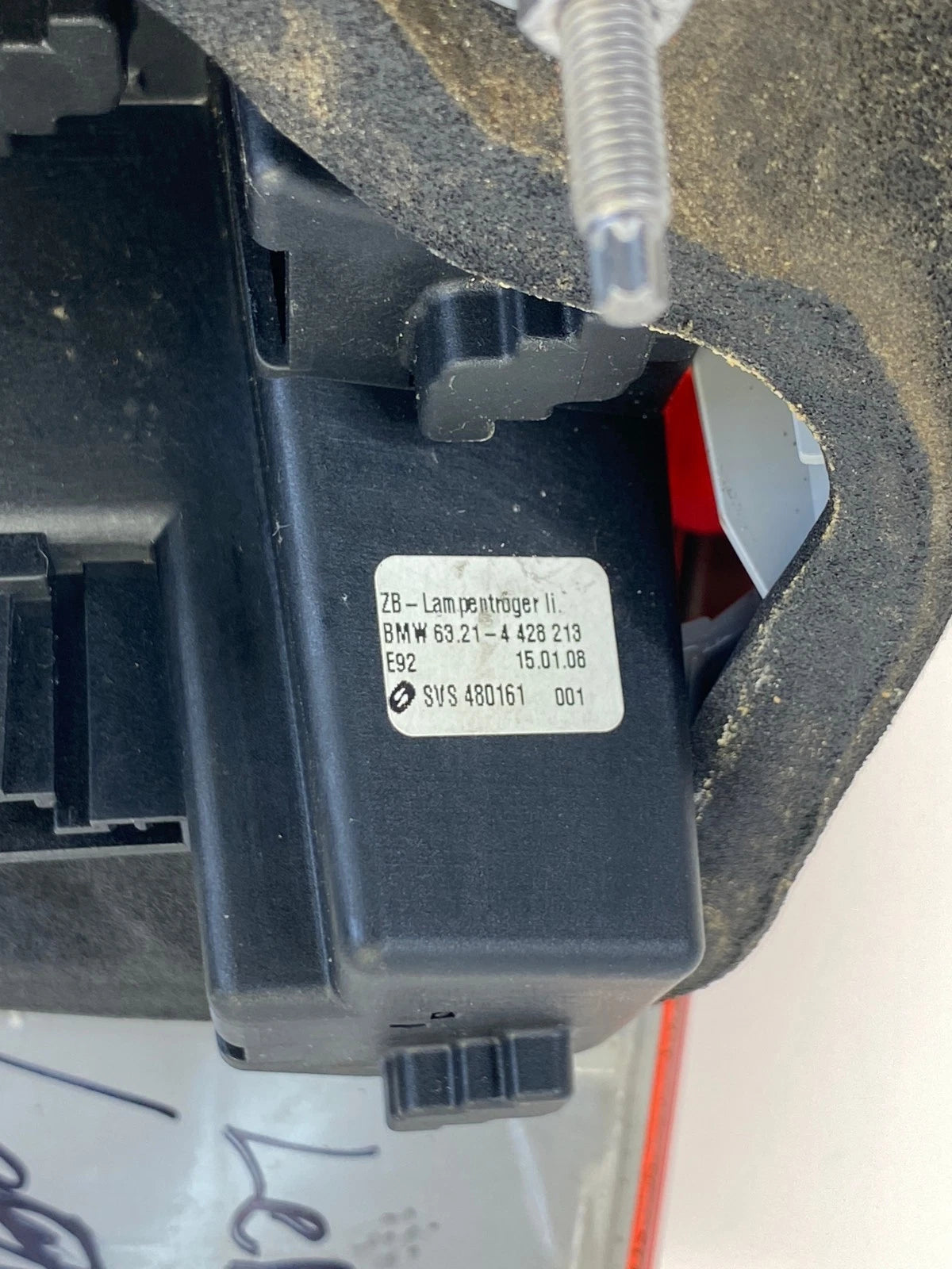 2008 BMW 335XI COUPE TAIL LIGHT REAR DRIVER LEFT SIDE OUTER OEM 6321-4428213-01
