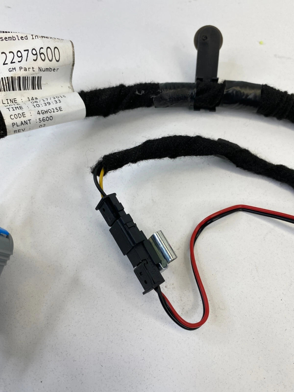 14-17 CHEVROLET IMPALA FRONT RIGHT PASSENGER DOOR HARNESS WIRING WIRE 22979600