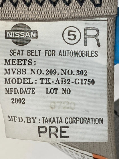 2002 2003 INFINITI QX4 FRONT RIGHT SEAT BELT SHOULDER RETRACTOR TKAB2G1750 OEM