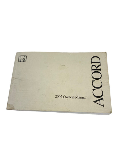 2002 Honda Accord Sedan Owners Manual Handbook Guide OEM