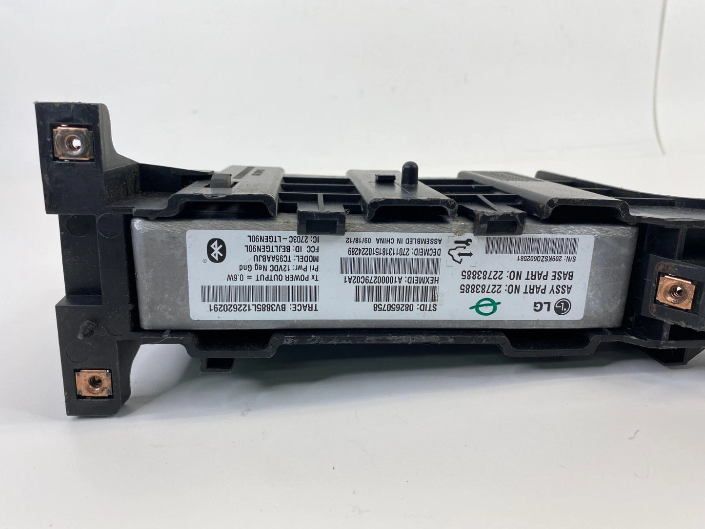 2013 CHEVY CRUZE TELEMATICS BLUETOOTH CONTROL MODULE UNIT OEM FACTORY 22783885