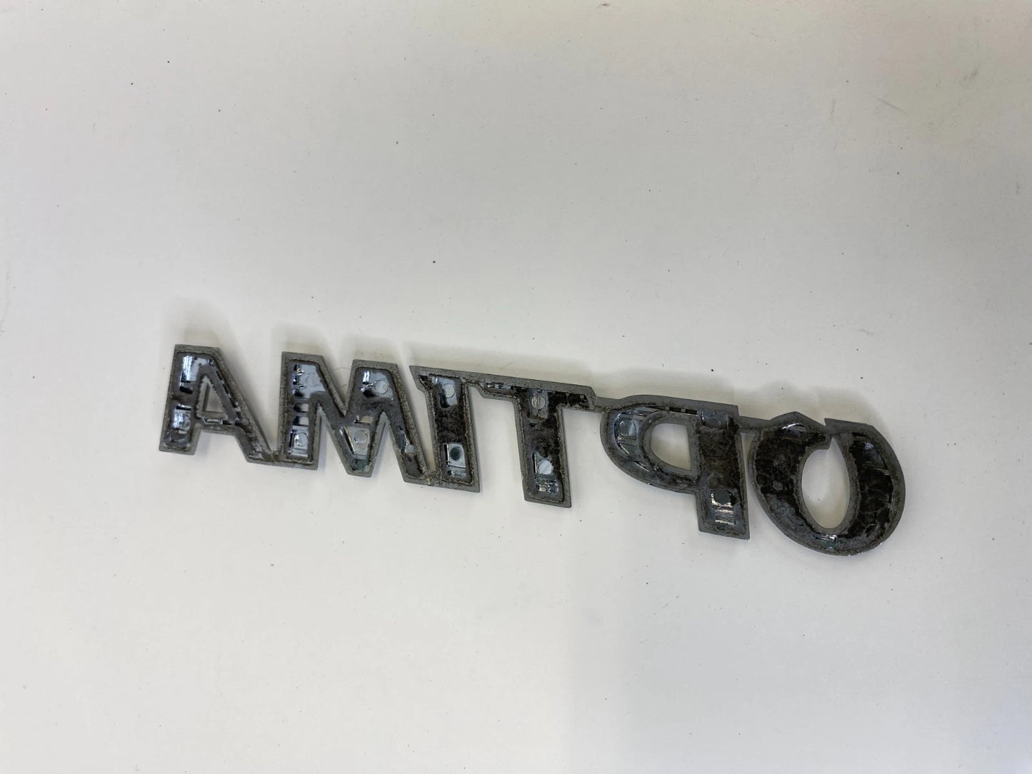 2001-2006 KIA OPTIMA SEDAN REAR TRUNK LID EMBLEM LOGO BADGE CHROME SET OEM