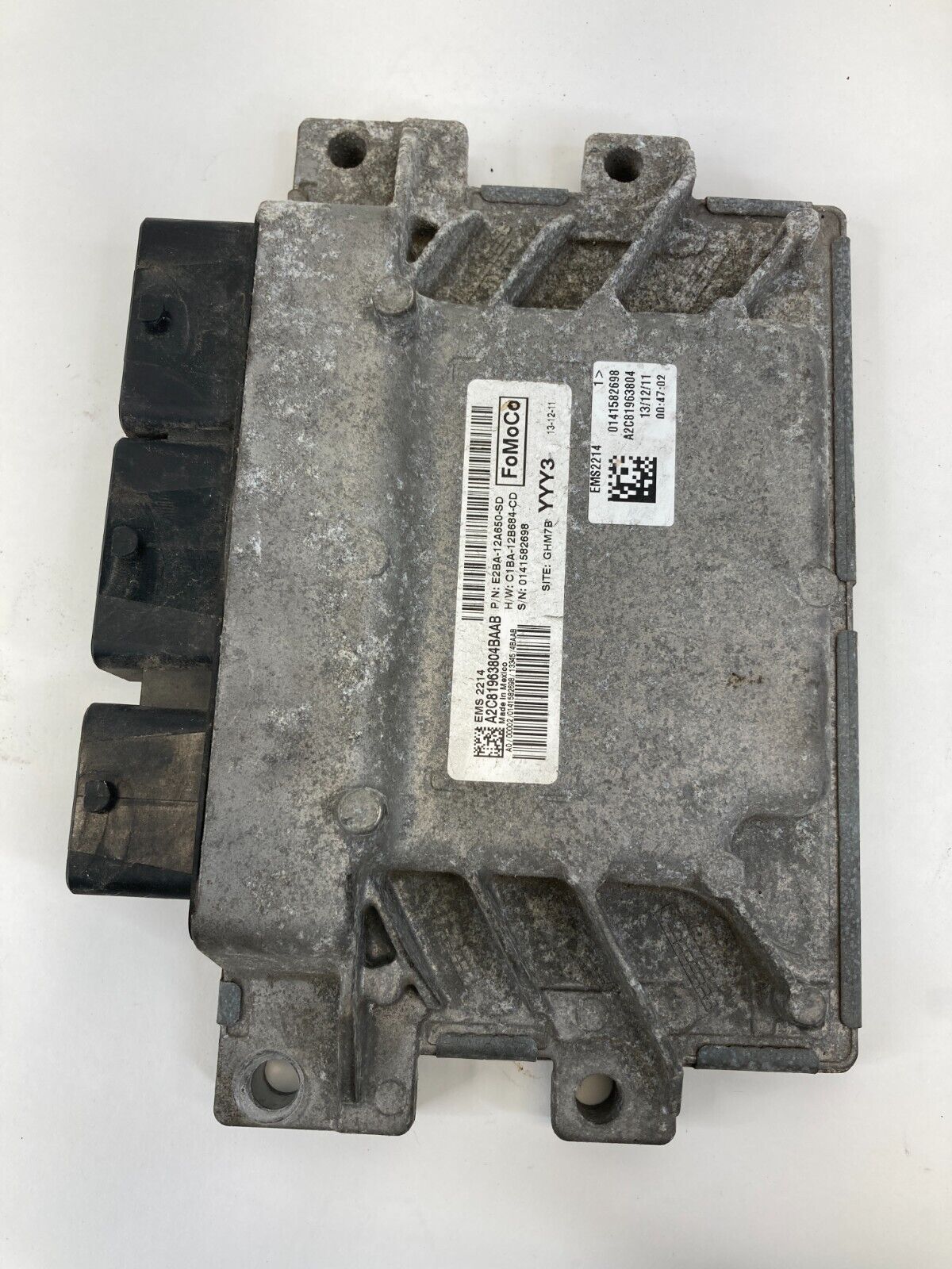 14 15 Ford Fiesta 1.6L A/T Engine Computer Control Module ECM ECU E2BA-12A650-SD