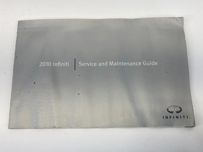 2010 INFINITI QX56 OWNERS MANUAL SET NAVIGATION SERVICE WARRANTY W/ CASE OEM
