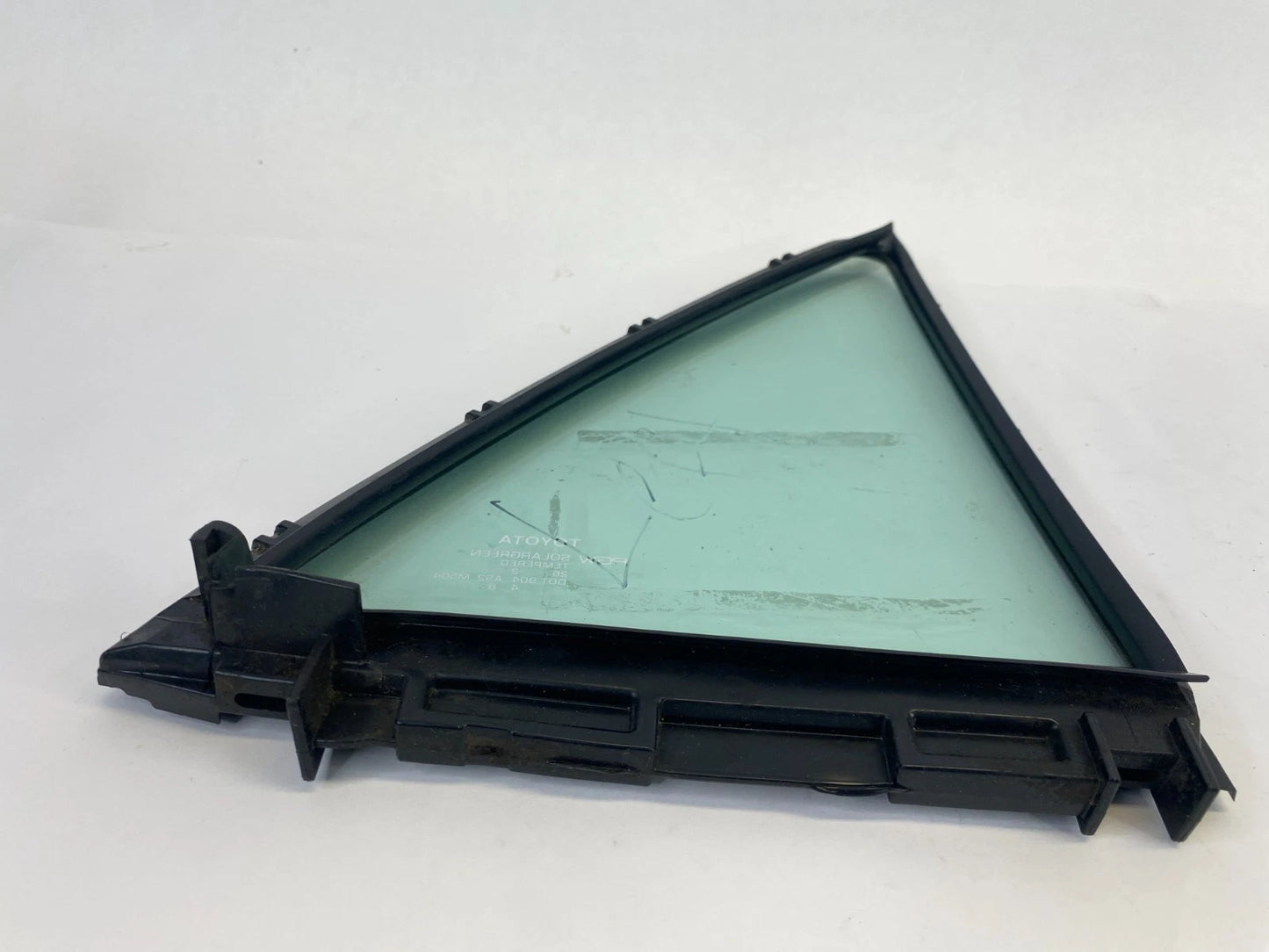 09-13 TOYOTA COROLLA REAR LEFT WINDOW VENT QUARTER GLASS FIXED OEM 68189-02120