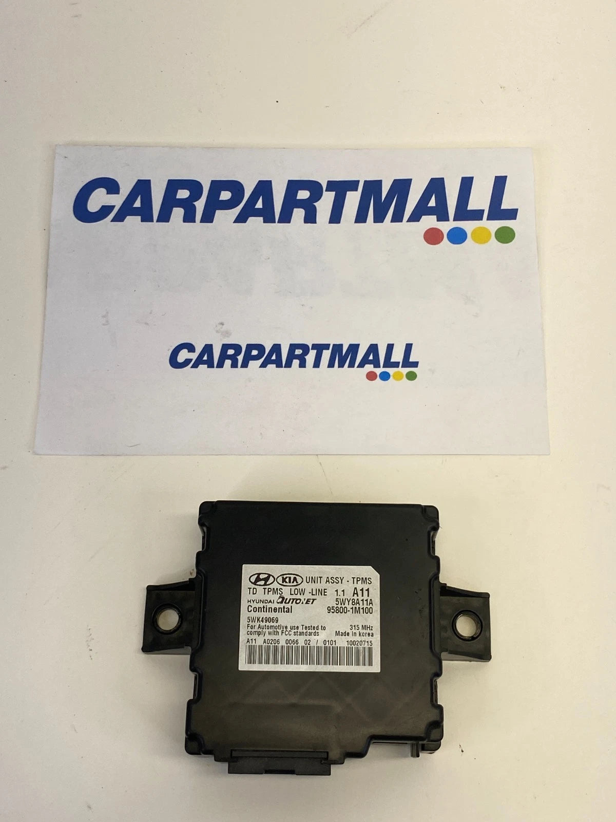 2010-2013 KIA FORTE TIRE PRESSURE MONITOR CONTROL MODULE UNIT COMPUTER TPMS