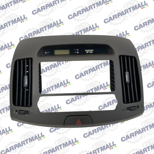 2007-2010 HYUNDAI ELANTRA DASH RADIO FINISH PANEL VENT CLOCK TRIM 974202H000 OEM