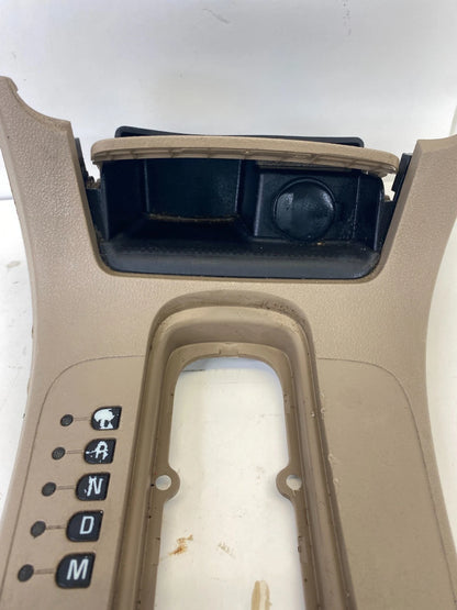08-12 CHEVY MALIBU AUTO TRANS CENTER CONSOLE SHIFTER BEZEL W/ ASHTRAY 20997063