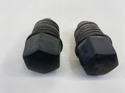 2008-2017 CHEVROLET EQUINOX HOOD RUBBER CUSHION BUFFER STOPPER BUMPER PAIR OEM