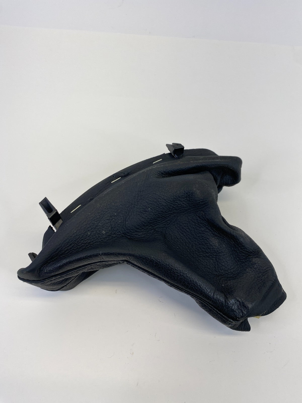 06 07 BMW 530xi Emergency Parking Brake Boot Handle Cover Leather 34427034091