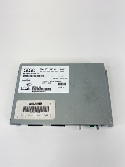 2007 2008 Audi A4 Quattro Sirius Satellite Radio Module 8E0-035-593H OEM