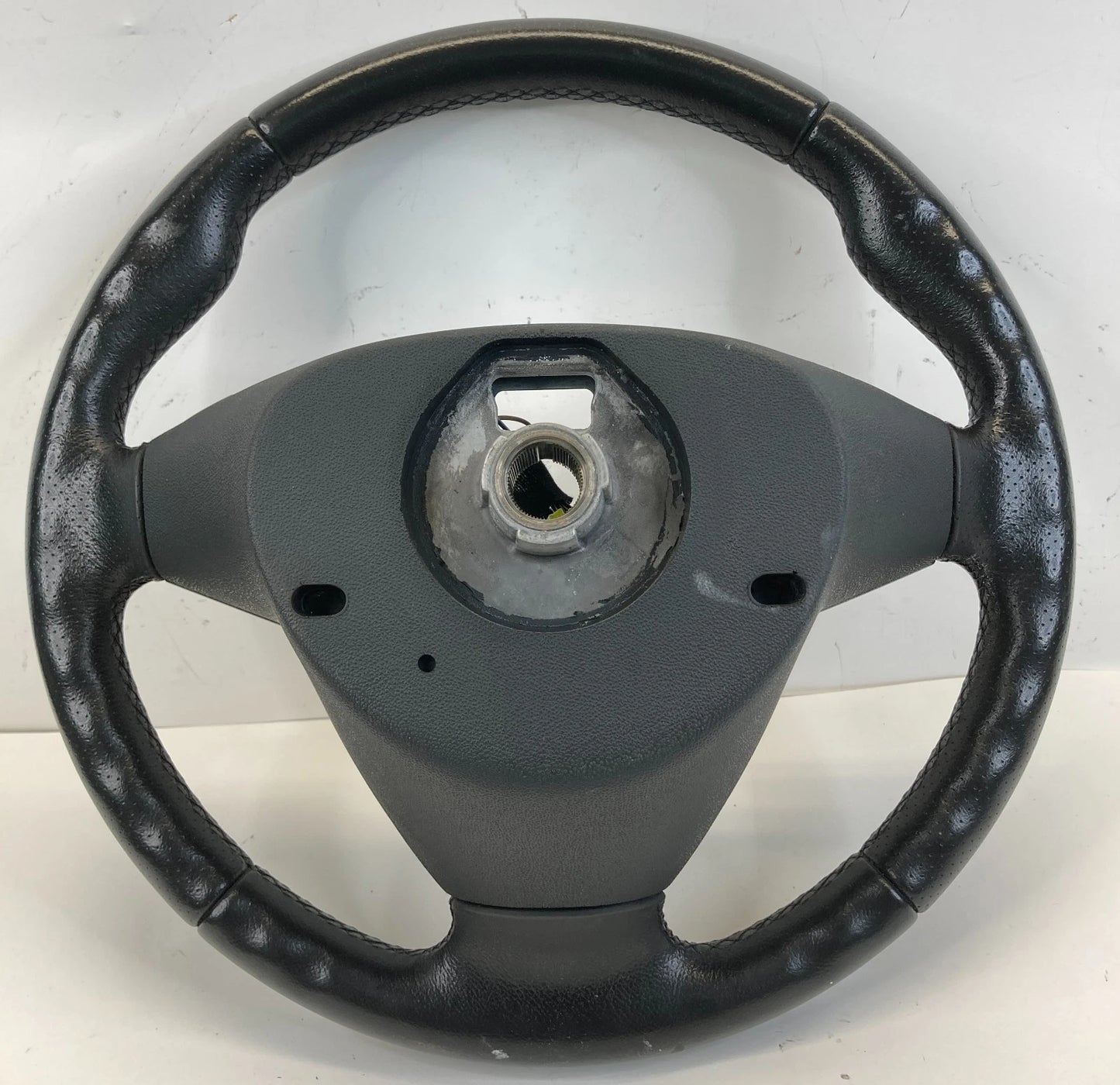 2005-2011 SAAB 9-3 STEERING WHEEL W/ AUDIO CONTROL LEATHER BLACK 12774365