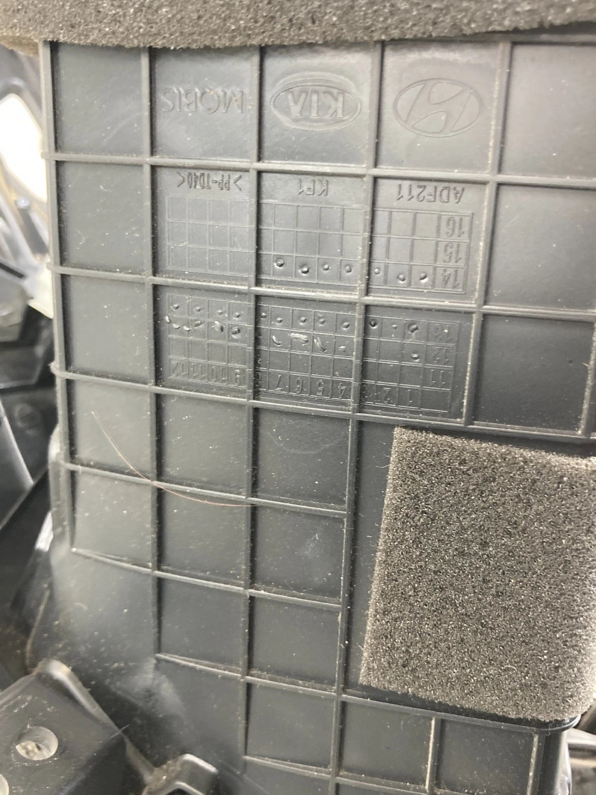 2014-2016 Kia Forte Left Upper Dash Finish Panel Molding w Air Vent 97430-A7000