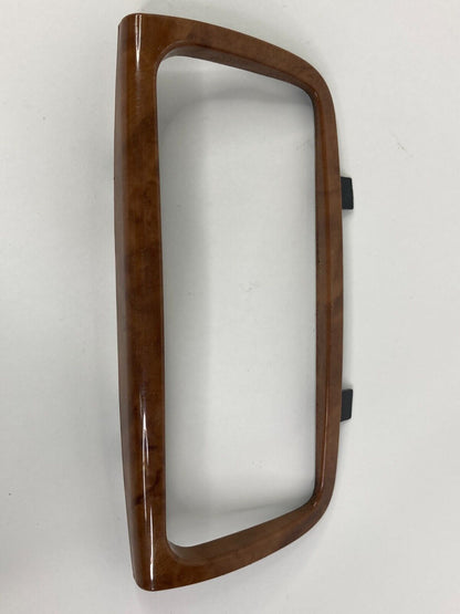 08 09 Buick Enclave Center Console Rear Trimplate Trim Bezel Wood Grain 15924605