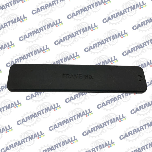 2001-2005 TOYOTA RAV4 FRONT FLOOR FRAME NUMBER ACCESS TRIM CAUTION COVER BEZEL