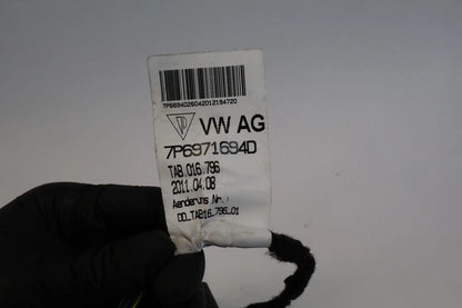 2011-2014 VW TOUAREG REAR LH DRIVER BACK DOOR WIRE WIRING HARNESS 7P6971694D OEM
