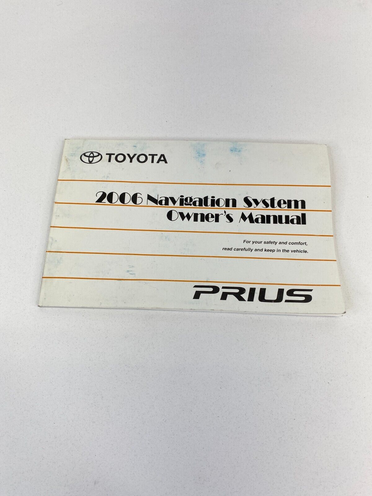 2006 Toyota Prius Navigation System Owners Manual Maintenance Guide OEM