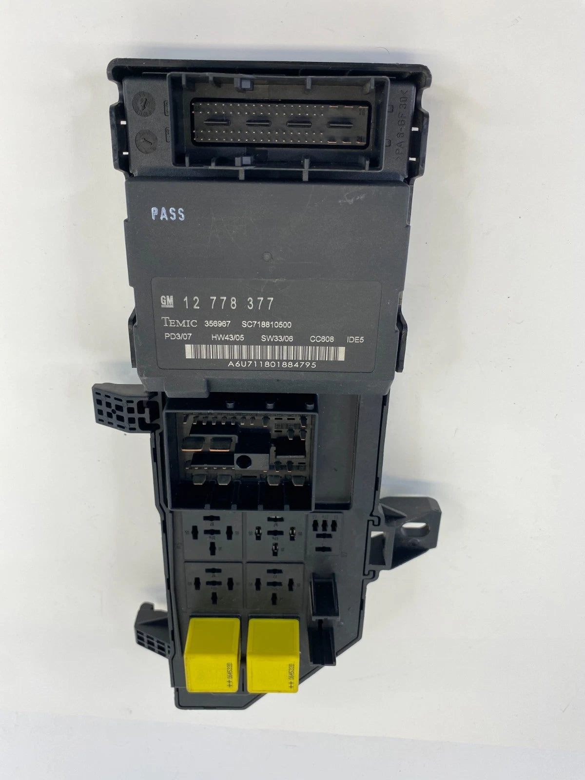 2003-2009 SAAB 9-3 INNER DASH FUSE RELAY BOX W/ BODY CONTROL MODULE 12778377 OEM