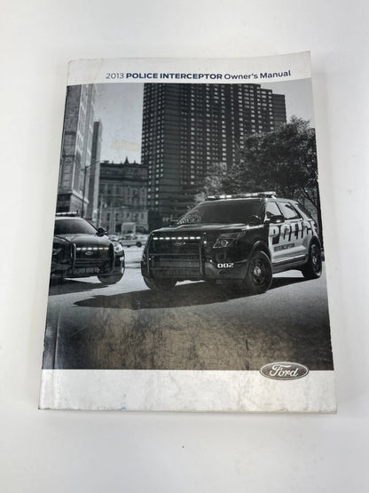 2013 13 Ford Explorer Police Owners Manual Warranty Guide Book OEM